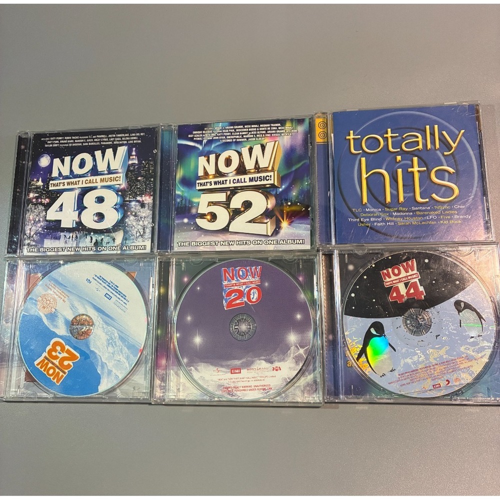 CD Lot 6 Now That Is What I Call Music Volumes 20 23 44 48 52 Totally Hits